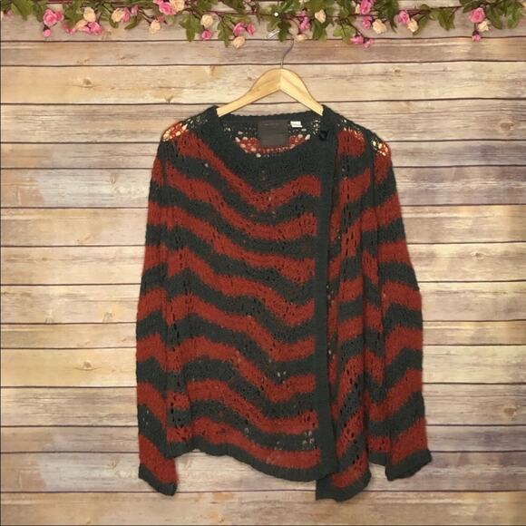 Anthropologie Guinevere Loose Stripe Cardigan - Picture 1 of 8